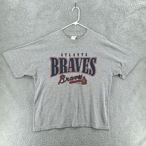 Vintage Hank Aaron Brand Atlanta Braves T-Shirt Men’s‎ Sz XL
